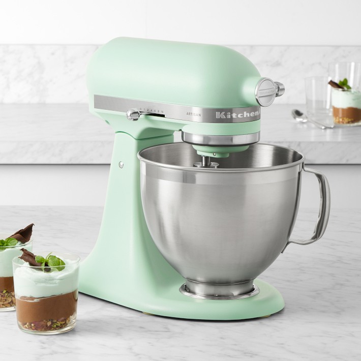 【新品 未使用】KitchenAid 9KSM3311XHW GREEN KitchenAid® 2026 Spearmint Stand Mixer | Williams Sonoma