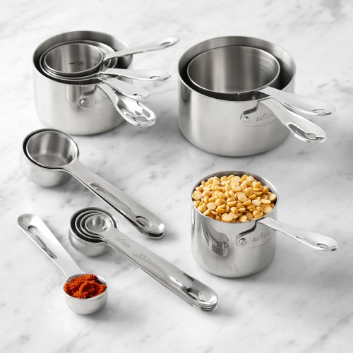 All-Clad Stainless-Steel Ultimate Measuring Cups & Spoons, Set of 14