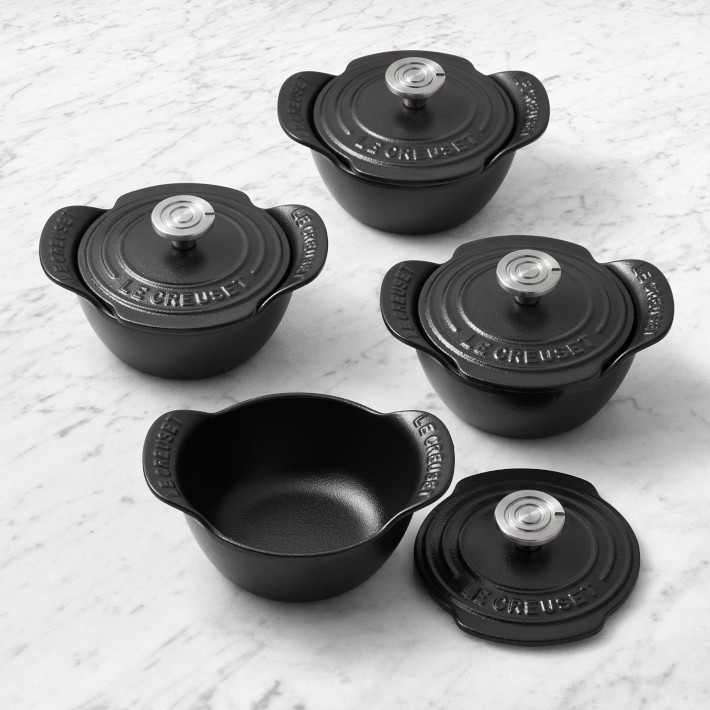 LE CREUSET コーナーラック 4段 ブラック Le Creuset 4-Piece Cocotte Set | Williams Sonoma