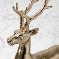 Brass Woodland Deer Decor