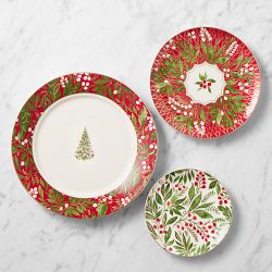 Noel 12-Piece Dinnerware Sets, Red