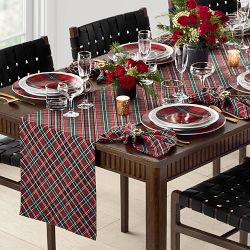 Cardinal Tartan Runner, 16" X 108"