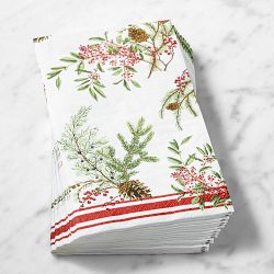 Woodland Berry Guest Towel Napkins, Set of 15