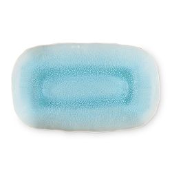 Jars Plume Rectangular Platter, Blue