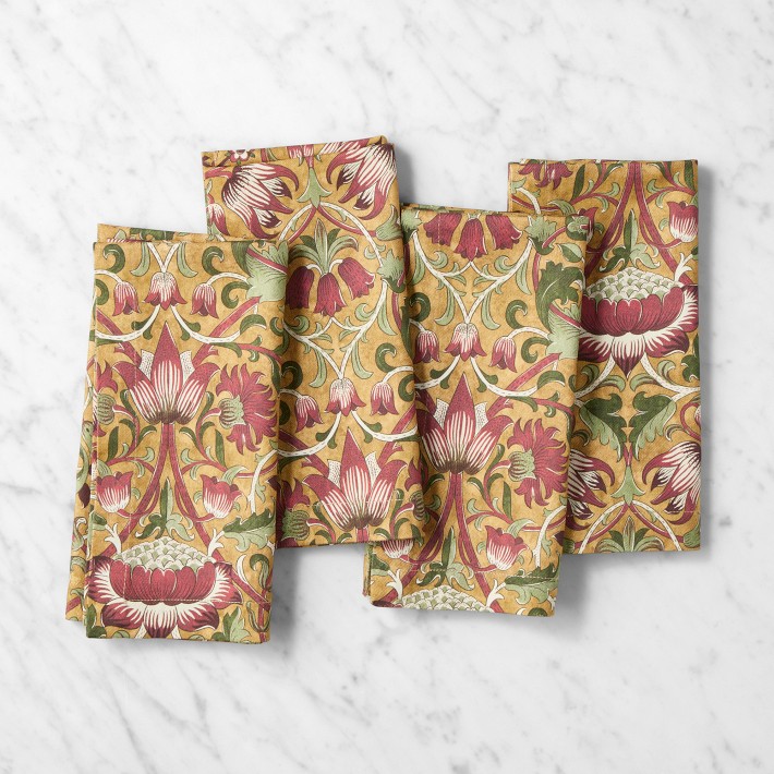 Morris & Co. Blackthorn Napkins Set of 4 | Williams Sonoma