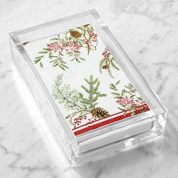 Woodland Berry Guest Towel Napkins, Set of 15