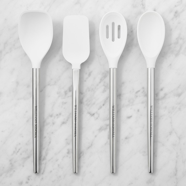 【美品】ウィリアムズソノマ 高級シリコンキッチンツール 8点セット Williams Sonoma Stainless-Steel Silicone Kitchen Utensils - Set of