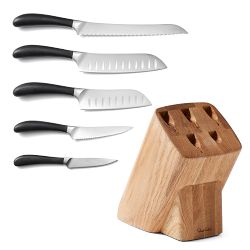 Robert Welch Quadrant Knife Block, Set of 6