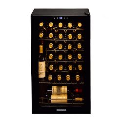 Wine Enthusiast 33-Bottle Wine Refrigerator with Upright Bottle Storage