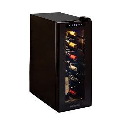 Wine Enthusiast 12-Bottle Wine Refrigerator with Upright Bottle Storage