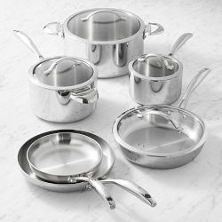 SCANPAN® HaptIQ S Stainless-Steel 10-Piece Cookware Set