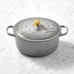 Le Creuset x Star Trek Enterprise Signature Enameled Cast Iron Round Dutch Oven, 5.5-Qt