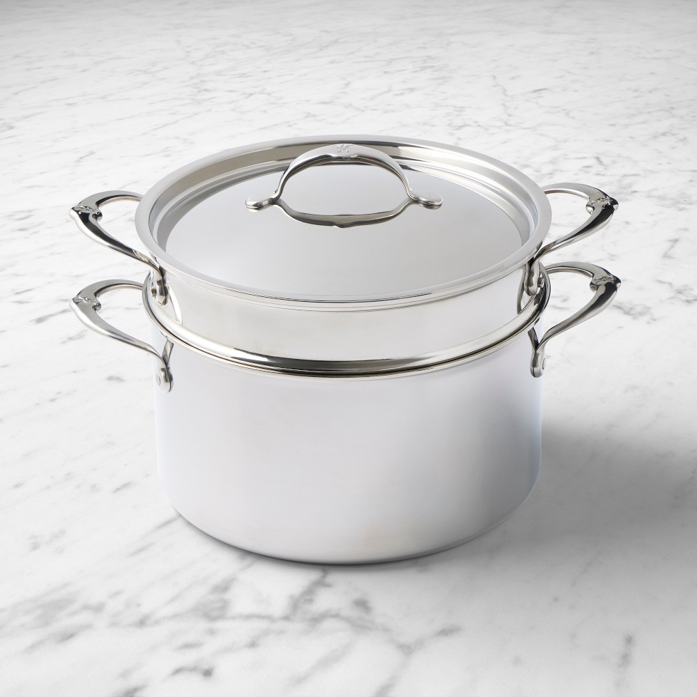 Hestan NanoBond® Stock Pot 8-Qt. with Pasta Insert | Williams Sonoma