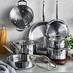 GreenPan™ Premiere Stainless-Steel 11-Piece Cookware Set