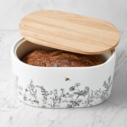 Honeycomb Porcelain Bread Box