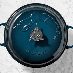 Le Creuset x Star Trek Klingon Trefoil Knob, Brushed Black
