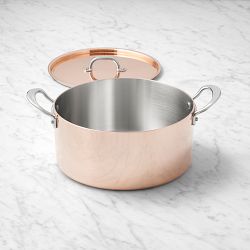 Samuel Groves Copper Stockpot, 6-Qt