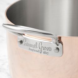 Samuel Groves Copper Stockpot, 6-Qt