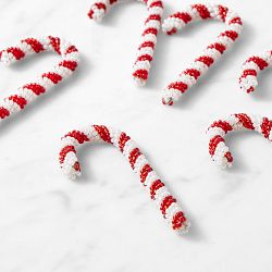 Beaded Candy Cane Table Scatter Set