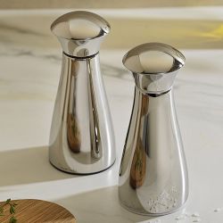 Robert Welch Signature Medium Salt &amp; Pepper Mill Set with Tray, 6"