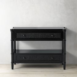 Cane 2-Drawer Nightstand (36")