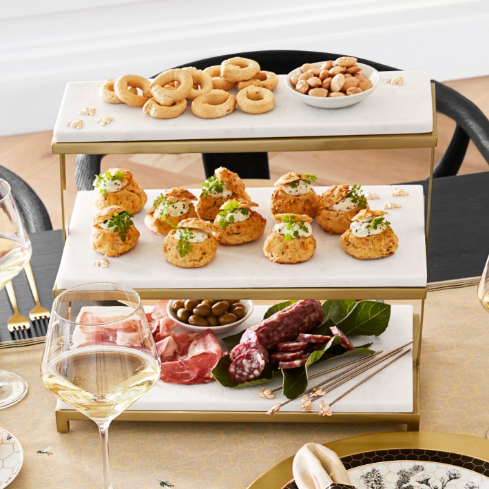Honeycomb 3-Tiered Stand | Williams Sonoma