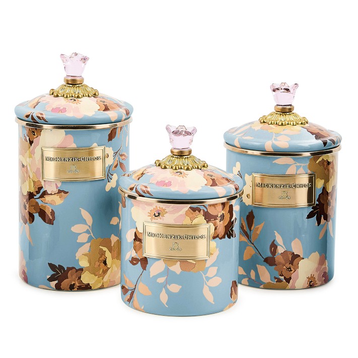 MacKenzie-Childs Wild Rose Slate Collection | Williams Sonoma