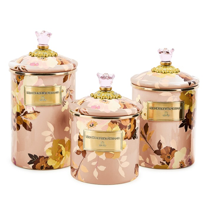 MacKenzie-Childs Wild Rose Mauve Collection | Williams Sonoma