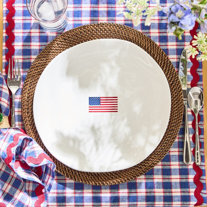 American Flag Dinner Plates | Williams Sonoma