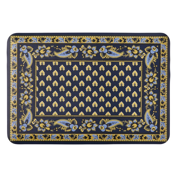 Marseille Cushioned Kitchen Mats - Navy | Williams Sonoma