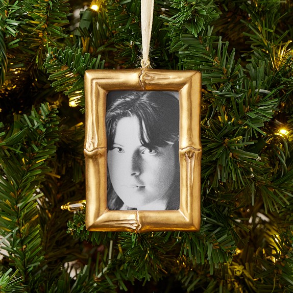 AERIN x Williams Sonoma Home Gold Mini Frame Ornaments