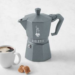 Bialetti Moka All-Stovetop Espresso Maker, Denim, 3-cup