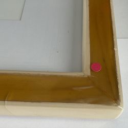 OPEN BOX: Horn and Bone Picture Frame, Light, 11" X 14"