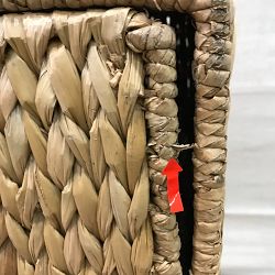 OPEN BOX: Laundry Hamper, Large, Seagrass