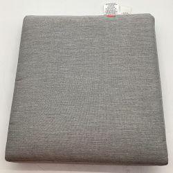 OPEN BOX: Pasadena Dining Side Chair Cushion, Sunbrella Performance Canvas, Granite, Natural Teak