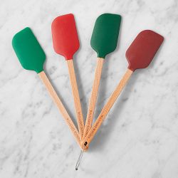 Williams Sonoma Holiday Solid, Set of 4 Mini Spatulas