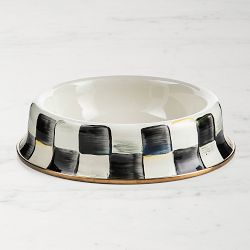 MacKenzie Childs Pet Bowls Courtly Check, Small