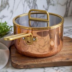 GreenPan™ Stanley Tucci™ Copper Saucepan, 4-Qt