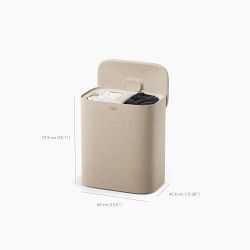 Joseph Joseph Tota 2 Twin 90L Easy-Empty Laundry Basket