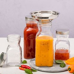 Kilner Juice and Sauce Bottles 34oz Set of 2