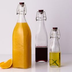 Kilner Square Clip Top Bottles Set of 3