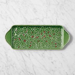 Bordallo Pinheiro Holly Berry Tart Tray
