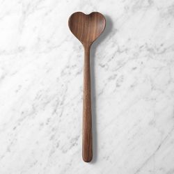 Williams Sonoma Walnut Heart Spoon, 14"