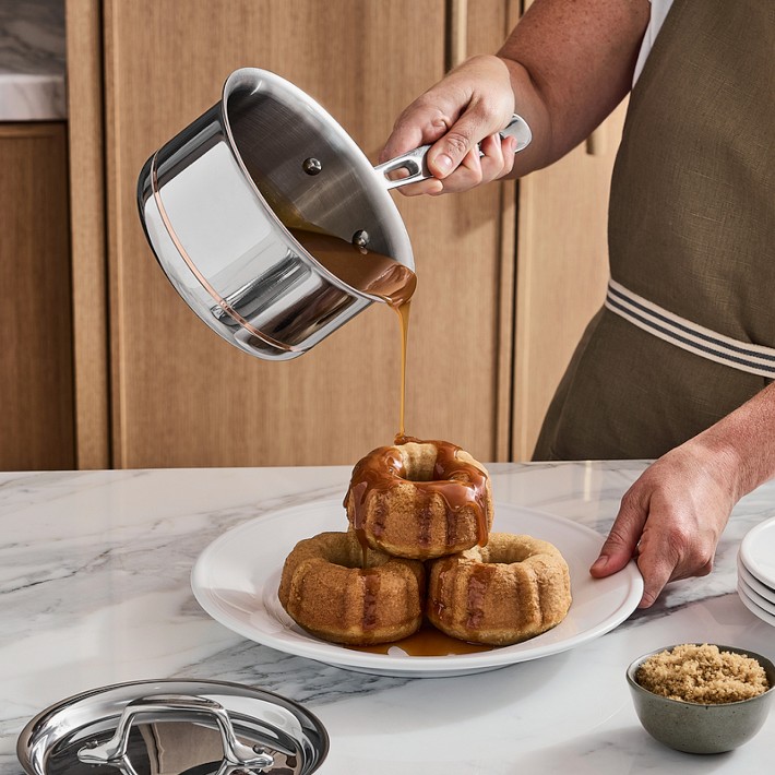 All-Clad Copper Core Saucepans | Williams Sonoma