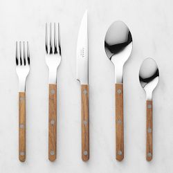 Sabre Bistrot 5-Piece Flatware Set, Teak