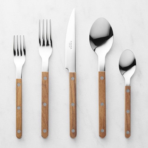 Sabre Bistrot 5-Piece Flatware Set, Teak