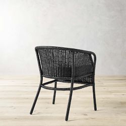 Topanga Dining Armchair, Black