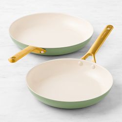 GreenPan™ Reserve Pro Ceramic Nonstick Fry Pan Set, 10" & 12", Sage