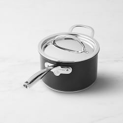 Williams Sonoma Signature Thermo-Clad™ Nonstick Covered Saucepan, 3-Qt.