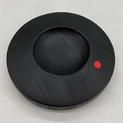 OPEN BOX: Teak Orb on Wood Stand, 12", Teak, Marble